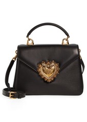 Dolce & Gabbana Devotion Leather Top Handle Bag