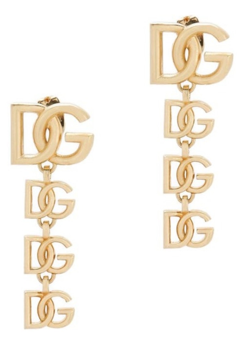 Dolce & Gabbana DG Charm Drop Earrings