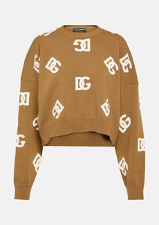 Dolce & Gabbana DG cropped wool sweater