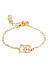 Dolce & Gabbana DG Crystal Charm Bracelet