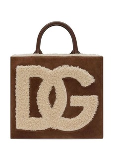 DOLCE & GABBANA DG Daily small suede tote bag