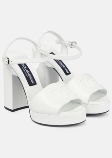 Dolce & Gabbana DG leather sandals