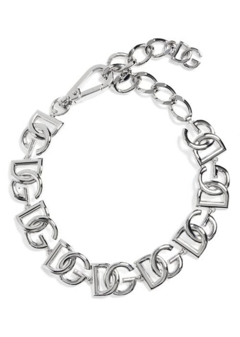 Dolce & Gabbana DG Logo Collar Necklace