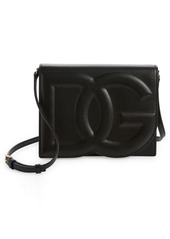 Dolce & Gabbana DG Logo Flap Leather Crossbody Bag