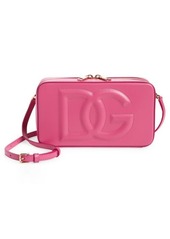 Dolce & Gabbana DG Logo Leather Camera Crossbody Bag