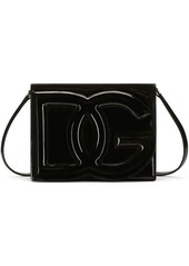 DOLCE & GABBANA DG Logo patent leather crossbody bag