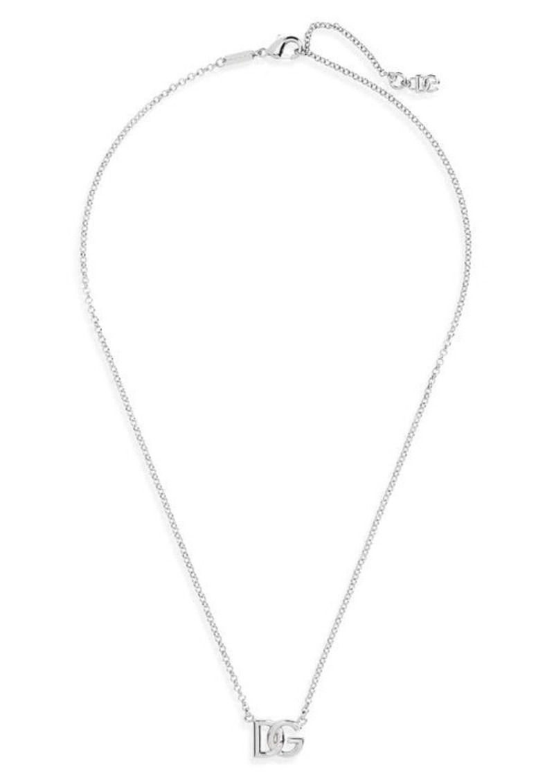 Dolce & Gabbana DG Logo Pendant Necklace