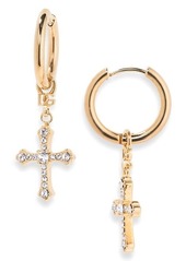 Dolce & Gabbana DNA Cross Hoop Earrings