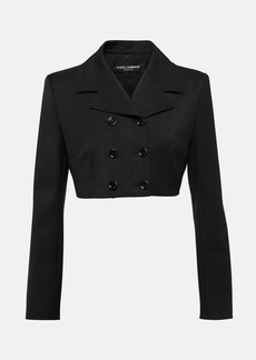 Dolce & Gabbana Double-breasted cropped blazer
