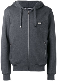 Dolce & Gabbana zip-up cotton hoodie