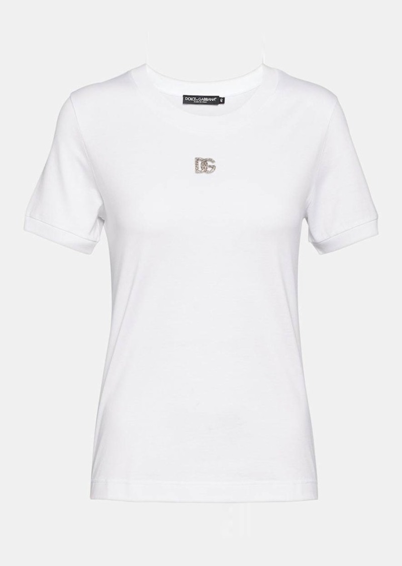 Dolce & Gabbana Embellished cotton T-shirt