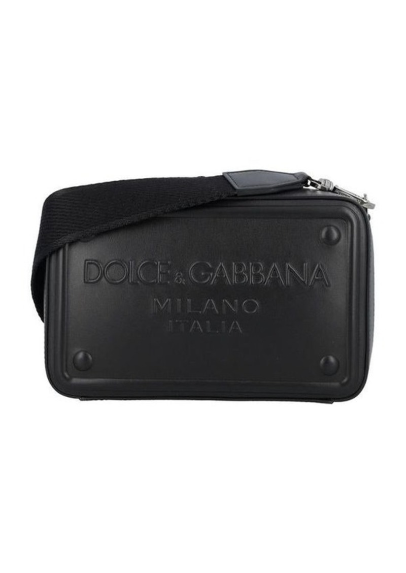 DOLCE & GABBANA Embossed logo cross-body bag