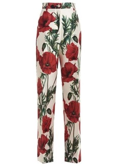 DOLCE & GABBANA Floral print pants
