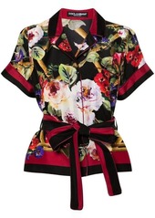 DOLCE & GABBANA FLORAL SHIRT CLOTHING