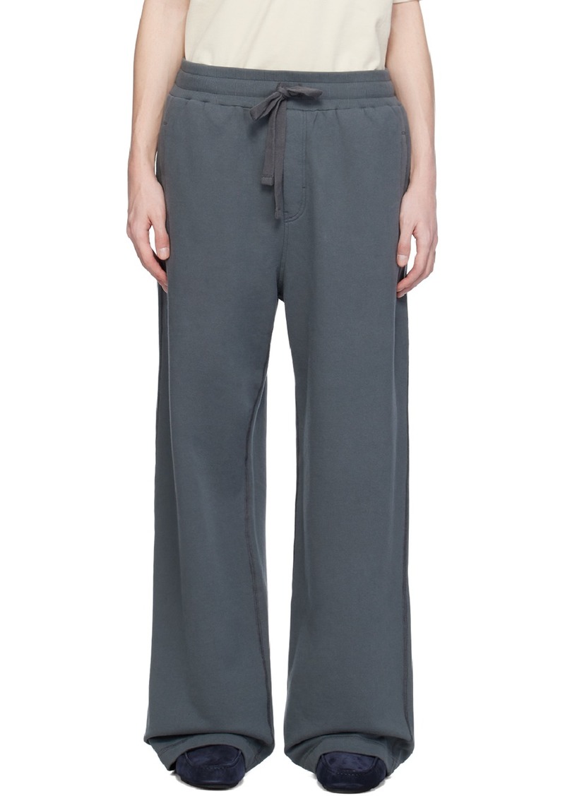 Dolce & Gabbana Gray Drawstring Sweatpants