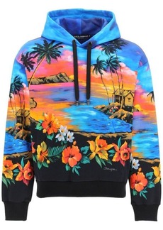 Dolce & gabbana hawaii print hoodie