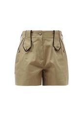 Dolce & Gabbana High-rise tailored cotton-blend shorts