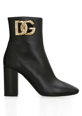 DOLCE & GABBANA JACKIE NAPPA ANKLE BOOTS
