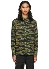 Dolce & Gabbana Khaki Reborn To Live Camouflage Shirt