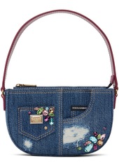 Dolce & Gabbana Kids Blue 'Borsa A Mano' Denim Shoulder Bag