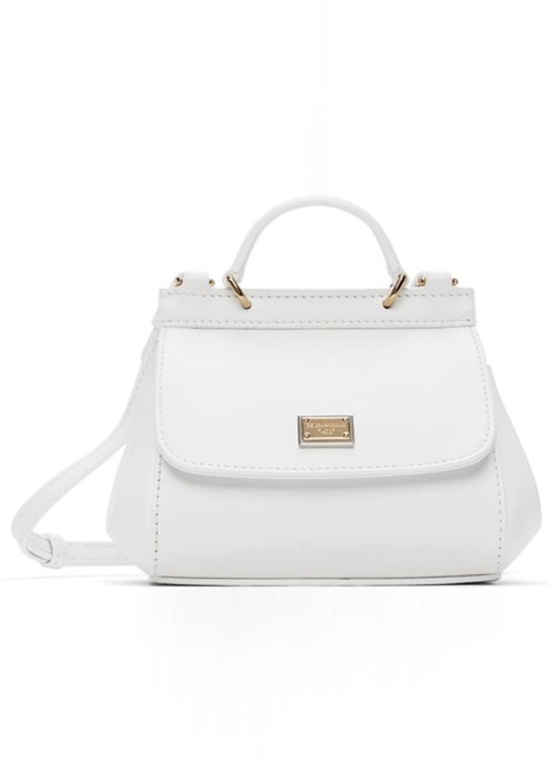 Dolce & Gabbana Kids White Mini Sicily Bag