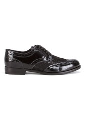 Dolce & Gabbana lace detail leather derby shoes