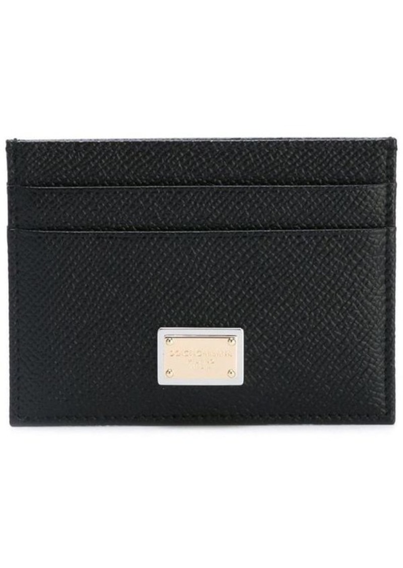 DOLCE & GABBANA Leather credit card case