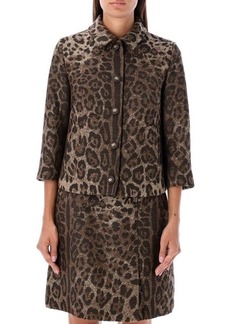 DOLCE & GABBANA Leopard formal jacket