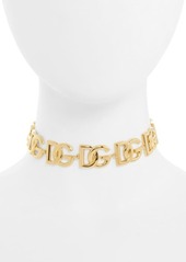 Dolce & Gabbana Logo Choker Necklace