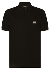 DOLCE & GABBANA Logo cotton polo shirt