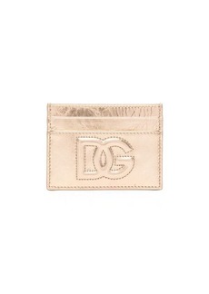 DOLCE & GABBANA Logo leather credit card case
