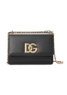 Dolce & Gabbana Logo Leather Shoulder Bag