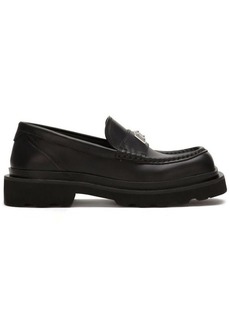 DOLCE & GABBANA Logo-plaque loafers