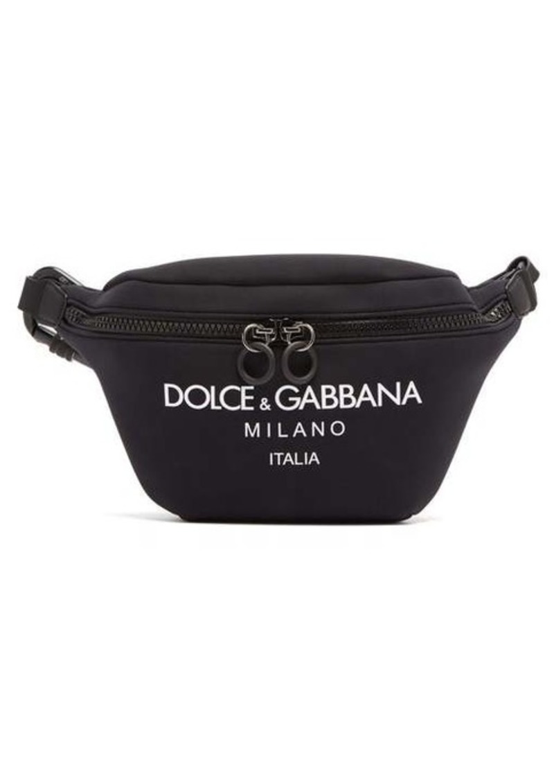 Dolce & Gabbana Logo-print neoprene belt bag