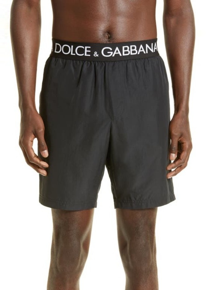 Dolce & Gabbana Logo Swim Trunks