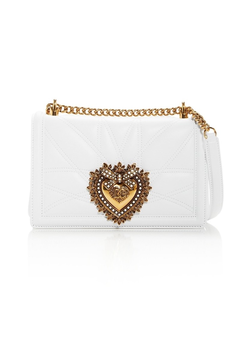 Dolce & Gabbana Medium Devotion bag in Quilted Nappa Leather