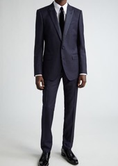 Dolce & Gabbana Navy Wool Blend Tuxedo