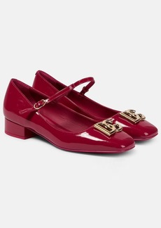 Dolce & Gabbana DG patent leather Mary Jane pumps