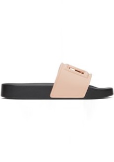 Dolce & Gabbana Pink Beachwear Slides