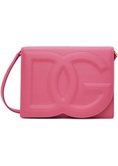 Dolce & Gabbana Pink Logo Crossbody Bag