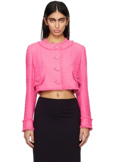 Dolce & Gabbana Pink Raschel Jacket