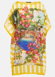 Dolce & Gabbana Portofino printed cotton minidress