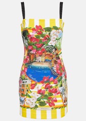 Dolce & Gabbana Portofino printed minidress