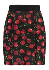 DOLCE & GABBANA PRINTED MINI-SKIRT