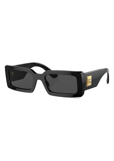 Dolce & Gabbana Rectangular Sunglasses, 53mm