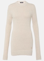 Dolce & Gabbana Ribbed-knit wool-blend sweater dress