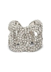 DOLCE & GABBANA RING WITH CRYSTAL DECORATION