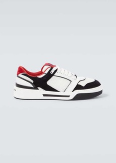 Dolce & Gabbana Roma leather-trimmed sneakers