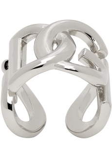 Dolce & Gabbana Silver 'DG' Logo Ring