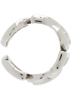 Dolce & Gabbana Silver DG Logo Single Ear Cuff